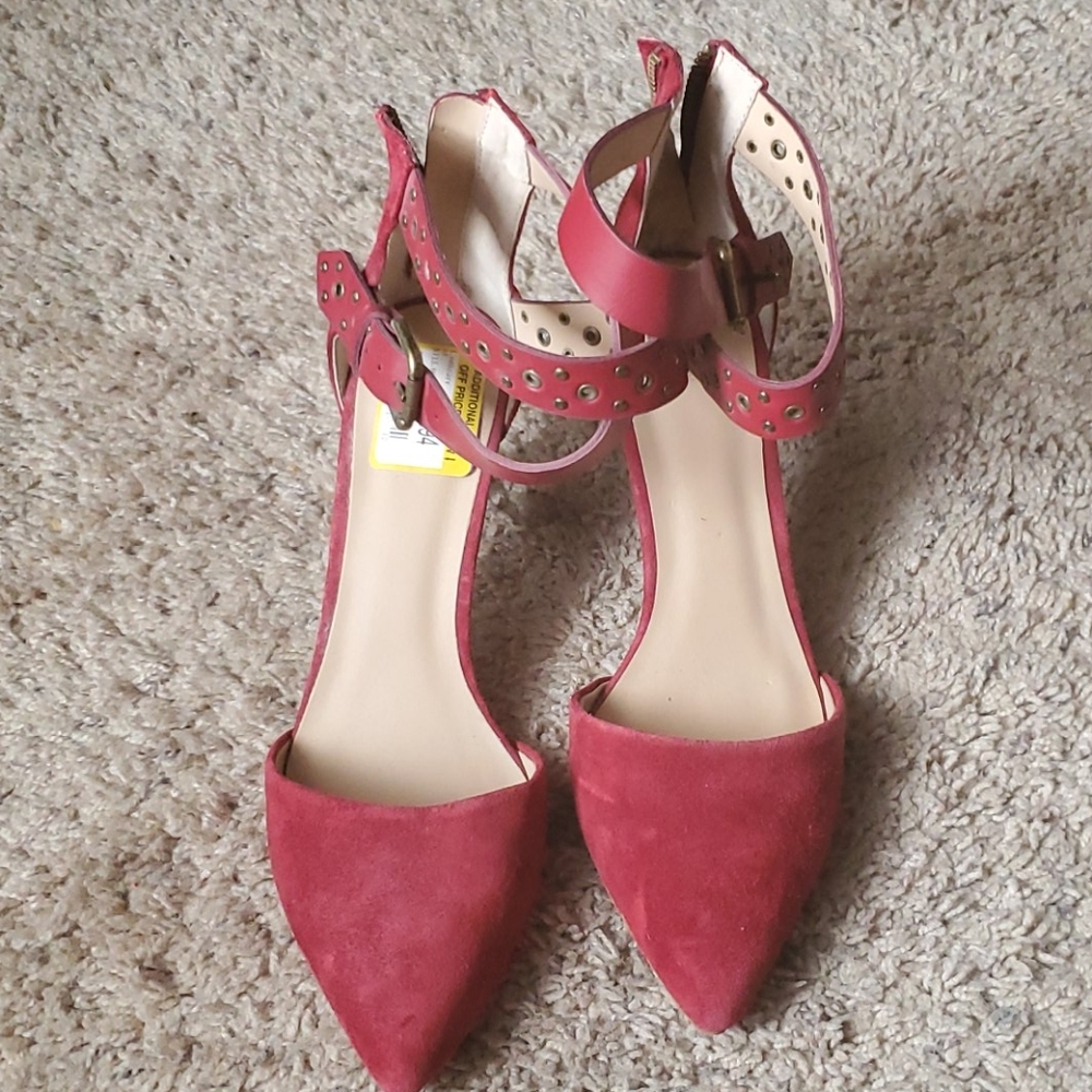 Joe's Ankle Studded Wrap Heels